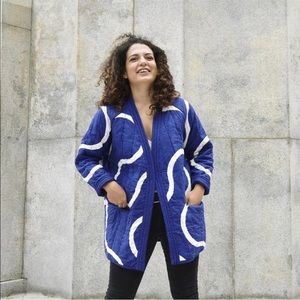 Haptic Lab quilted snake path coat (Sm)